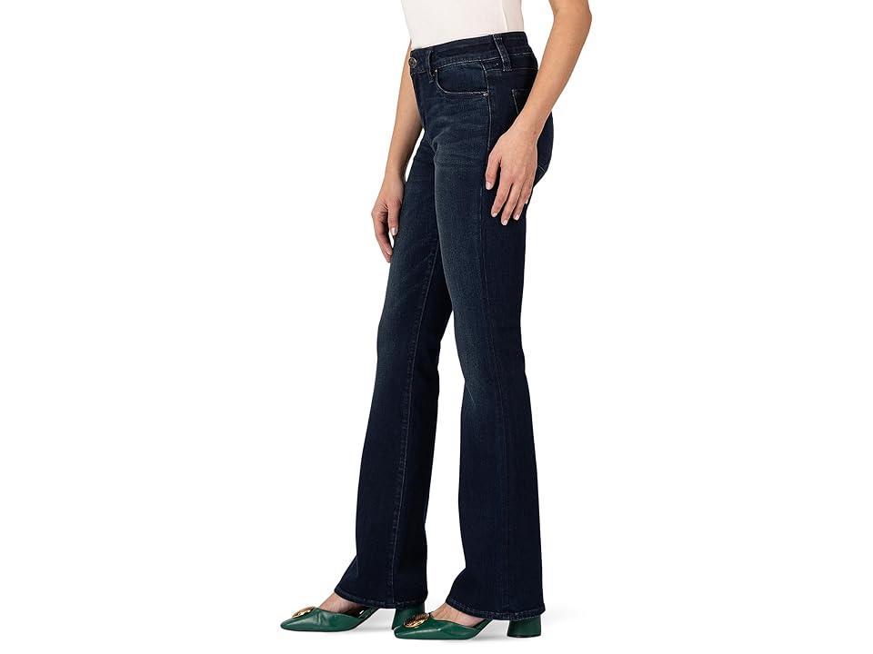 KUT from the Kloth Petite Natalie Mid Rise Flare 5 Pockets (Leading) Women's Jeans Product Image