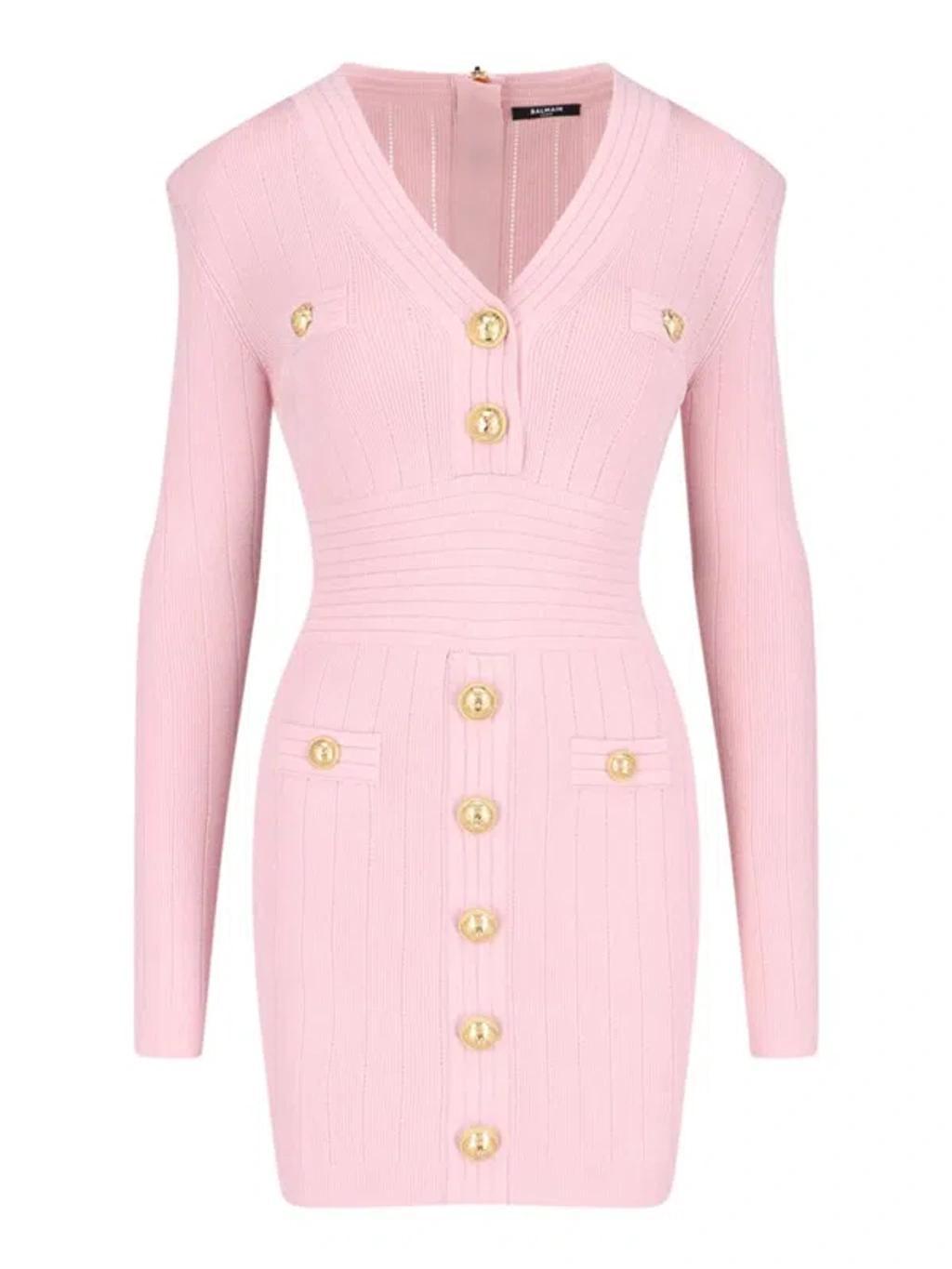 BALMAIN Dresses In Pink Product Image