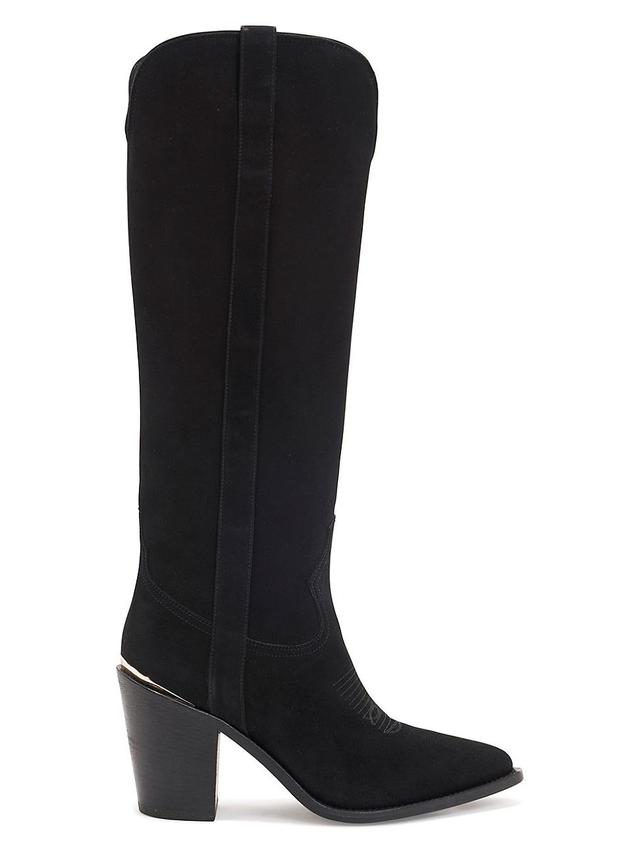 Womens Leigh Anne 90MM Suede Knee-High Boots Product Image