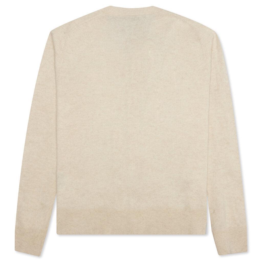 Wool Knit Cardigan - Oatmeal/Melange Male Product Image