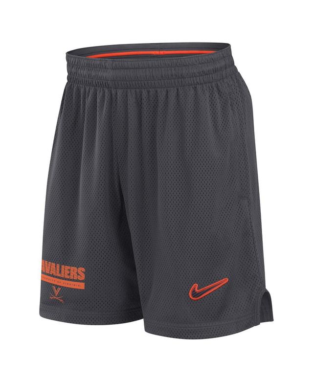 Nike Mens Anthracite Virginia Cavaliers 2024 Sideline Mesh Shorts Product Image