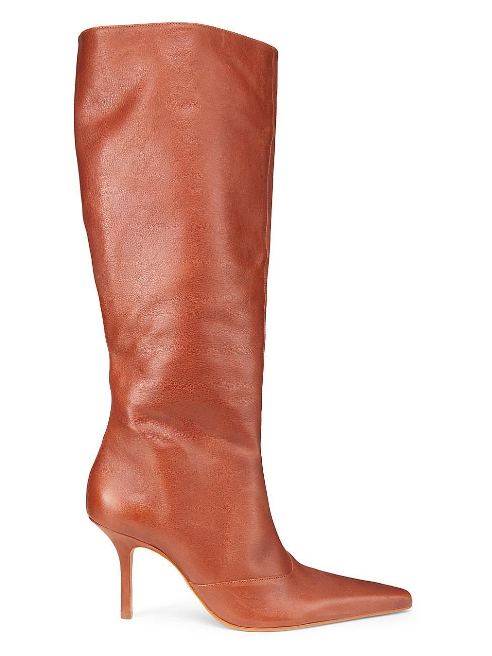 Womens Raffaela 90MM Leather Boots Product Image