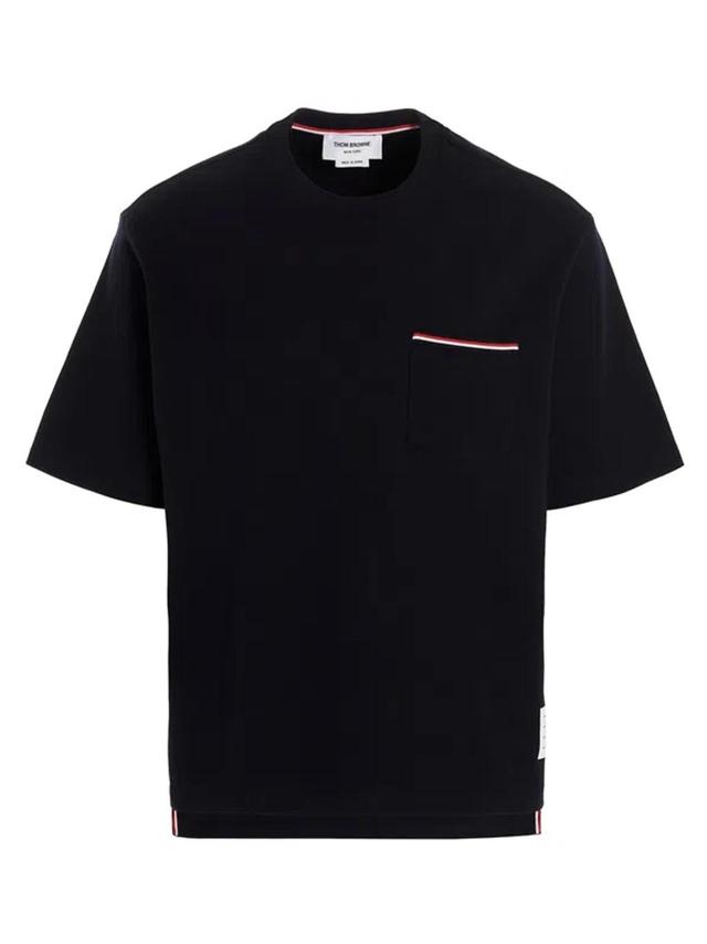 Pocket T-shirt In Navy Blue Product Image