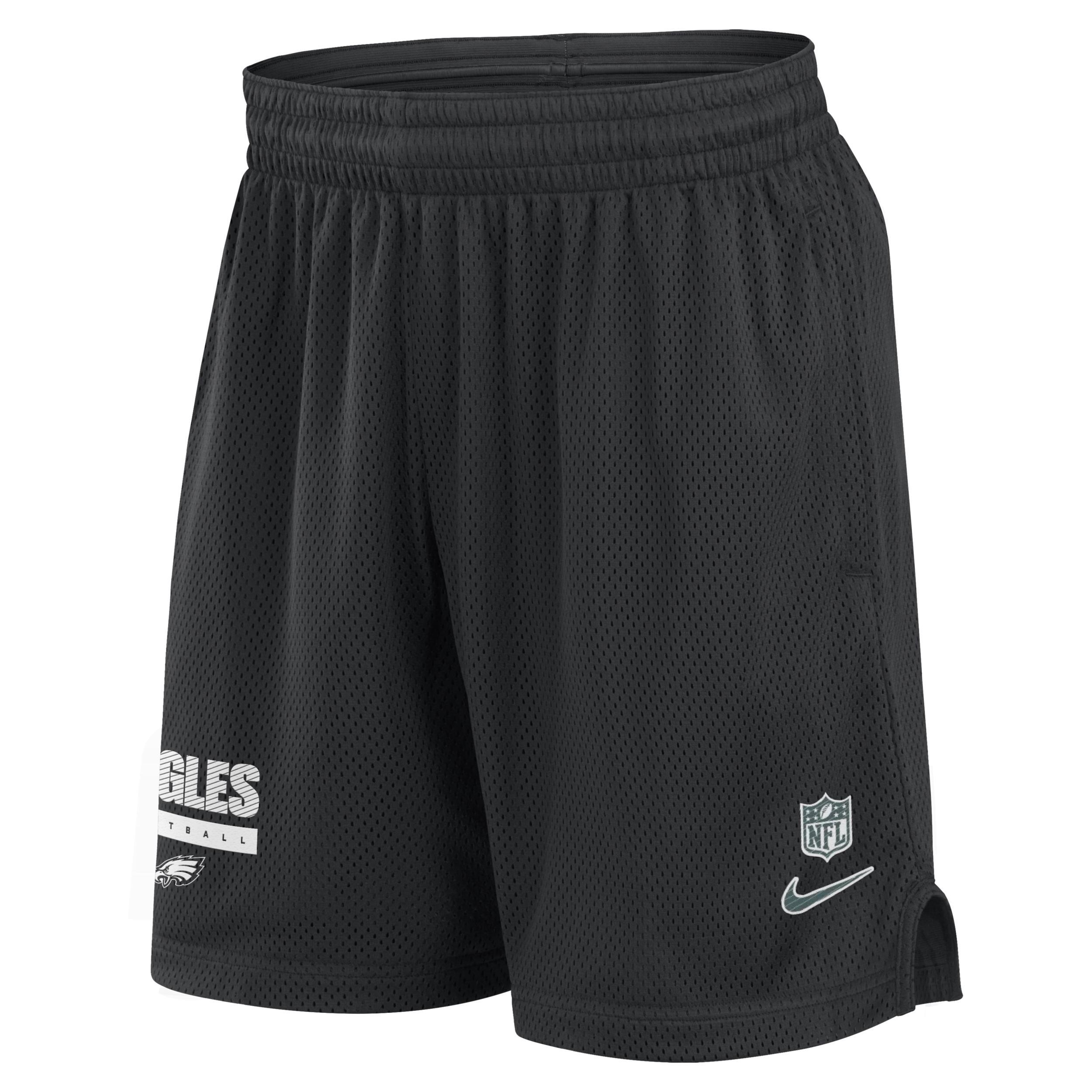 Nike Mens Black Philadelphia Eagles 2024 Sideline Performance Mesh Shorts - Black Product Image