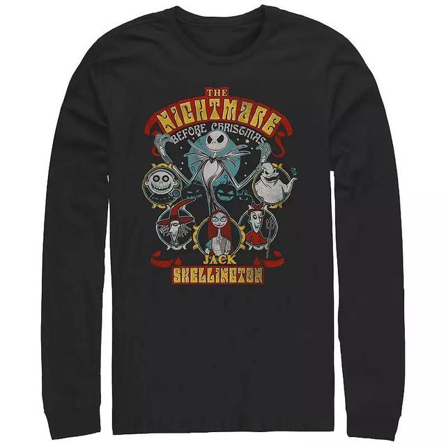 Disneys The Nightmare Before Christmas Lineup Mens Graphic Tee Product Image