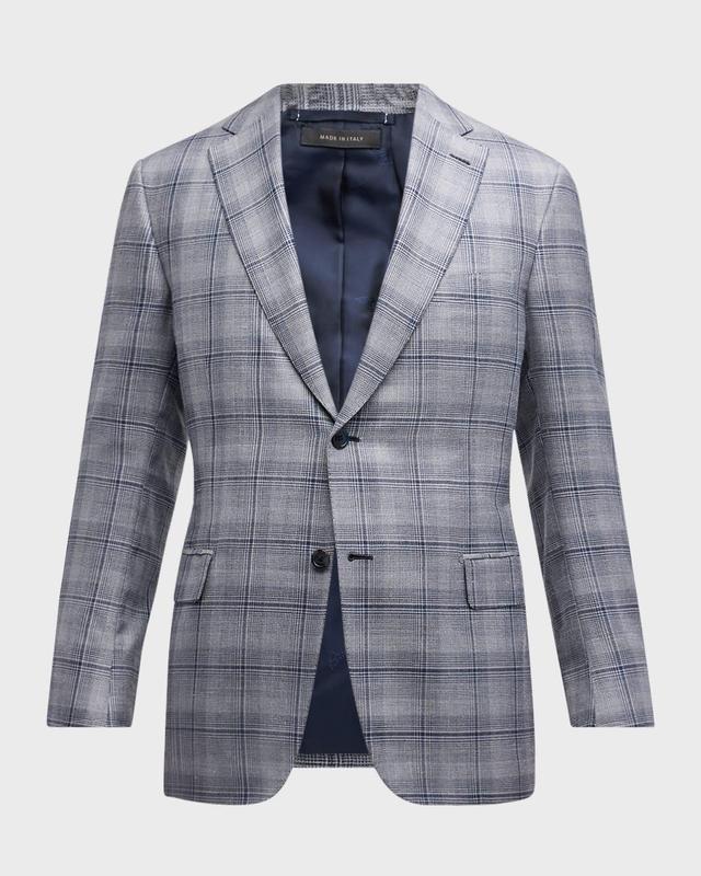 Mens Macro Plaid Sport Coat Product Image