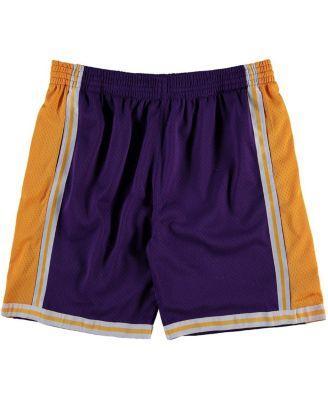 Mens Mitchell Ness Purple Los Angeles Lakers Big Tall Hardwood Classics Swingman Shorts Product Image