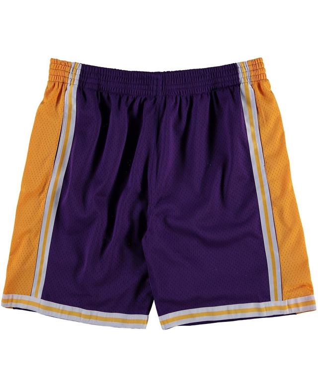 Mens Mitchell Ness Purple Los Angeles Lakers Big Tall Hardwood Classics Swingman Shorts Product Image