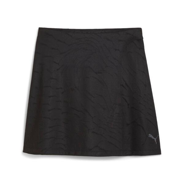 PUMA DARE TO Women's Raised Texture Skirt in Black/Aop Product Image