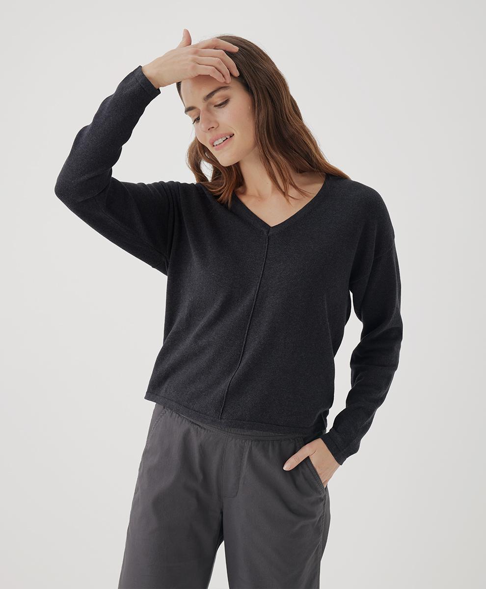 Womens Classic Fine Knit Relaxed Sweater 3XL product image