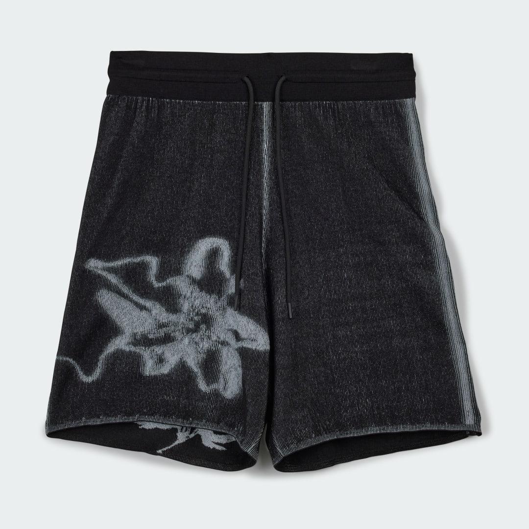 adidas Y-3 Graphic Knit Shorts Black L Unisex Product Image