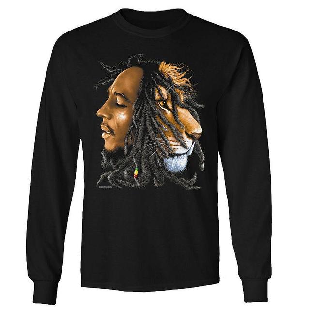 Mens Bob Marley Zion Profile Long Sleeve Tee Product Image