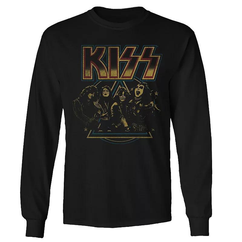 Mens Kiss Vintage Long Sleeve Tee Product Image