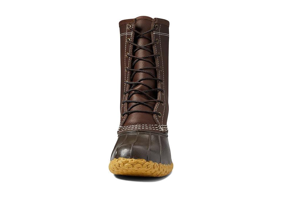 L.L.Bean 10 Shearling Insulated Bean Boot Brown) Women's Boots Product Image