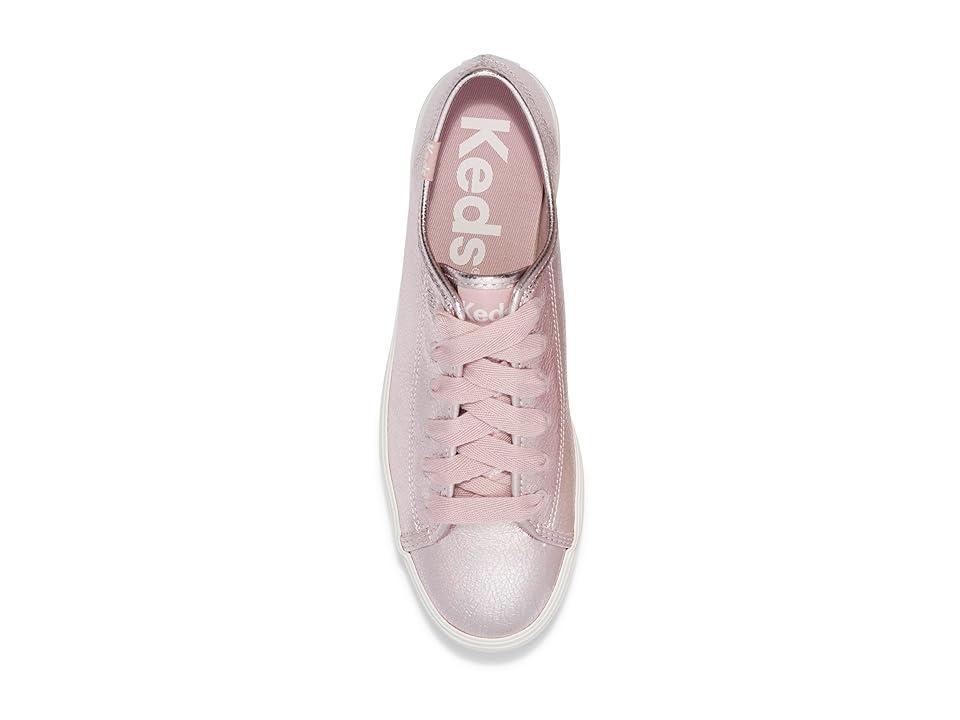 Keds Triple Kick Leather (Mauve Metallic) Women's Lace up casual Shoes Product Image