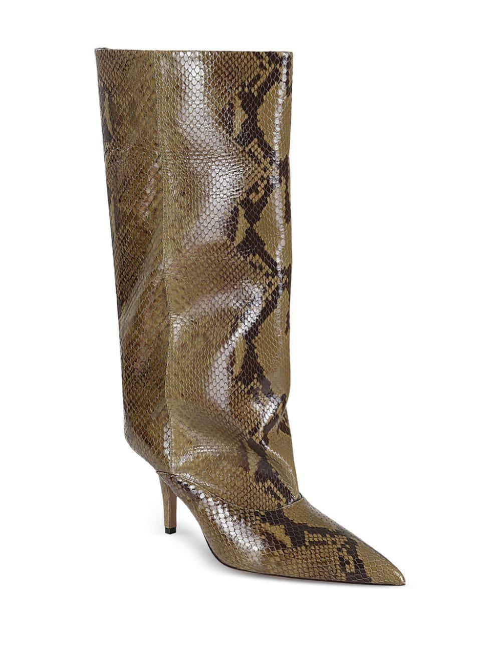 snake-effect boots Product Image