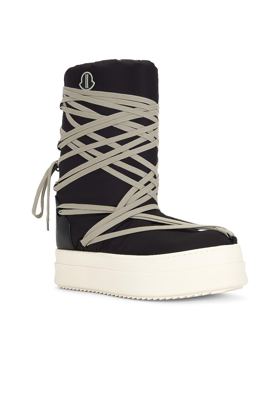 Womens Rick Owens x Moncler Leather Boots Product Image