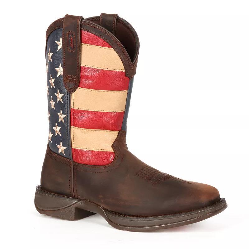 Durango Rebel Patriotic Pull On Square Toe Boots Product Image