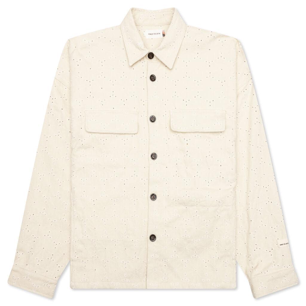 Legacy Eyelet Shirt - Bone Male Product Image