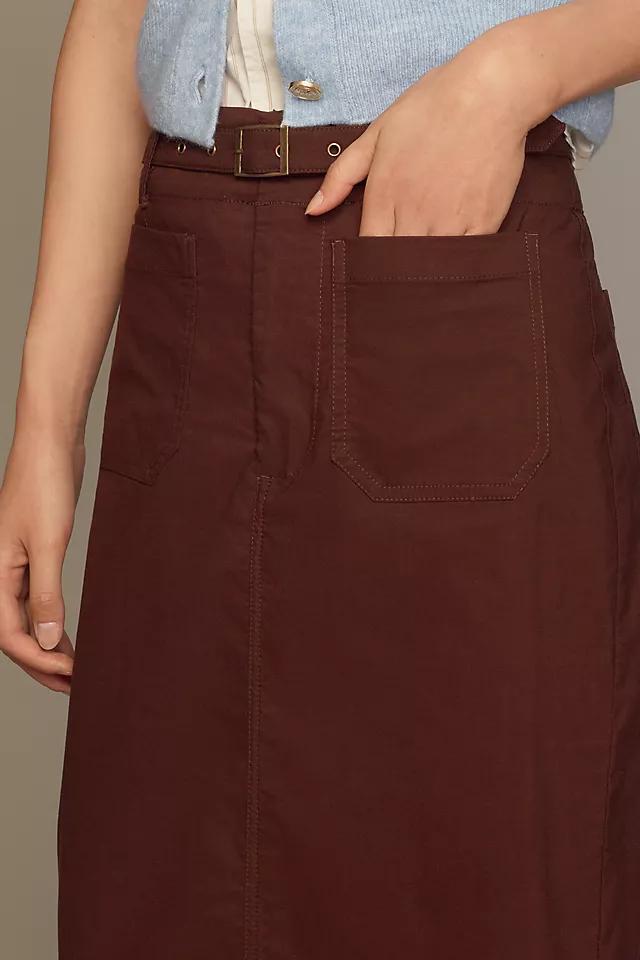 The Colette Maxi Skirt by Maeve: Belted Edition Product Image