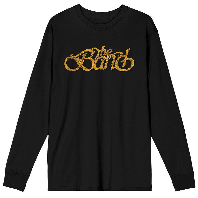 Mens The Band Distressed Logo Long Sleeve Graphic Tee Product Image