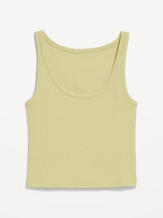 Ribbed Crop Tank Top Product Image