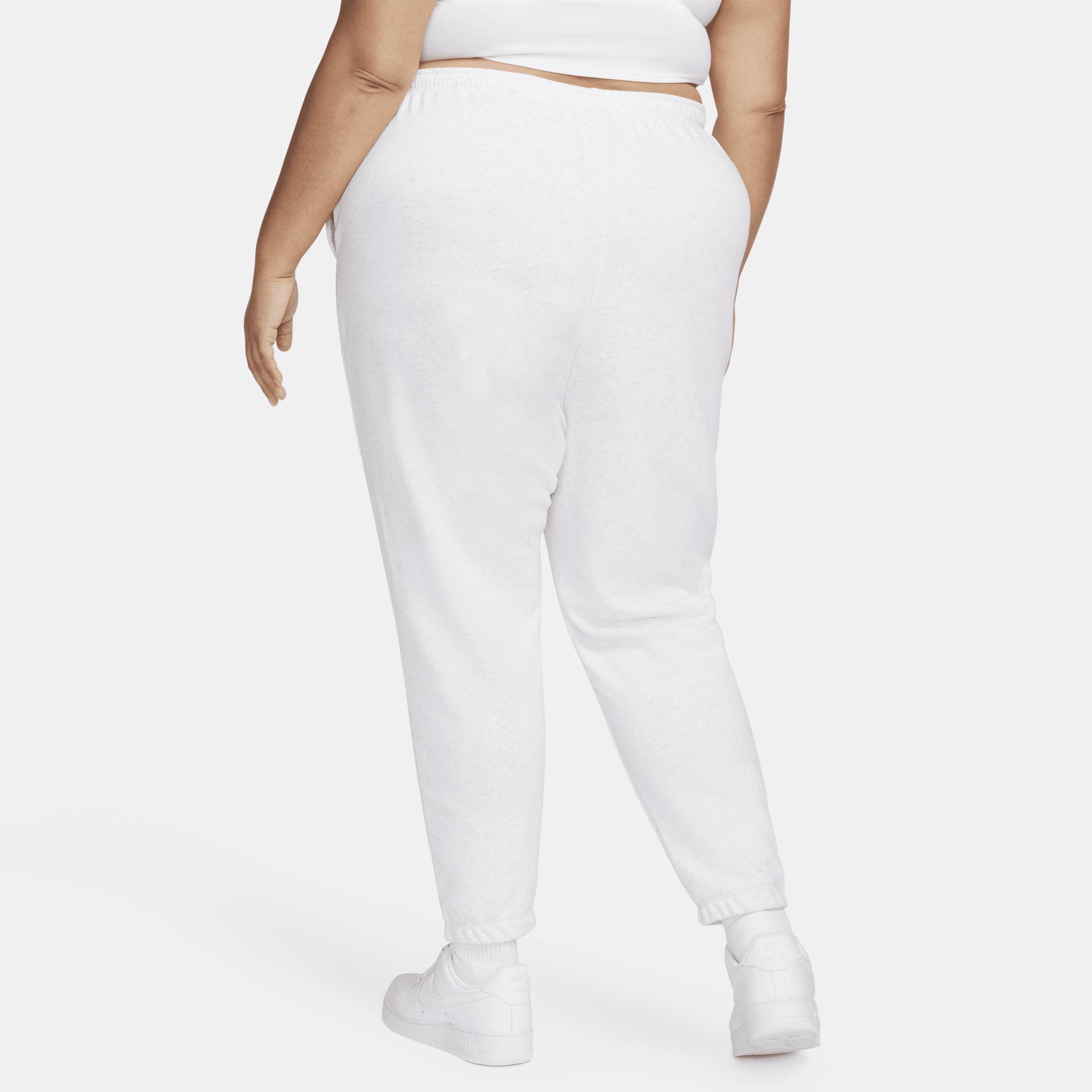 Plus Size Nike Slim Fit High-Waisted Chill French Terry Sweatpants, Womens Birch Grey Product Image