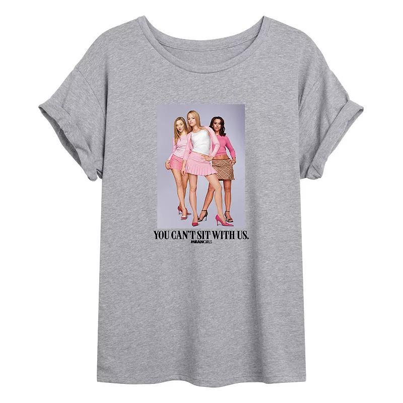 Juniors Mean Girls You Cant Sit With Us Flowy Tee, Womens Product Image