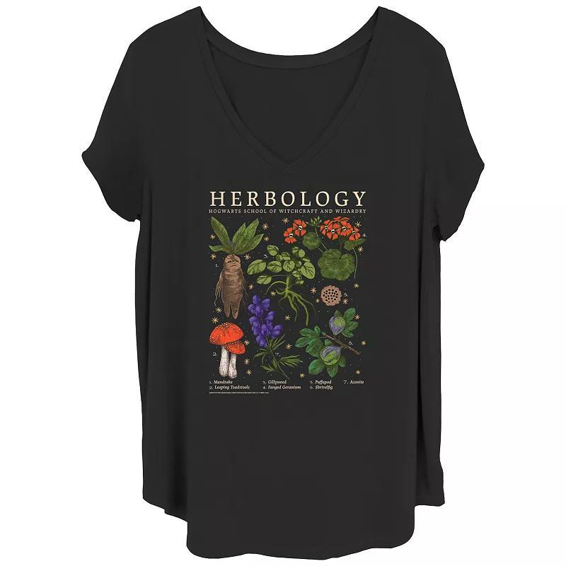 Juniors Plus Size Harry Potter Herbology Chart Graphic Tee, Womens Product Image