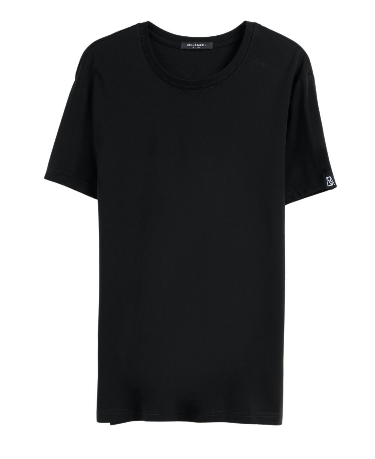 Bellemere Mens Crew-Neck Cotton T-Shirt Product Image