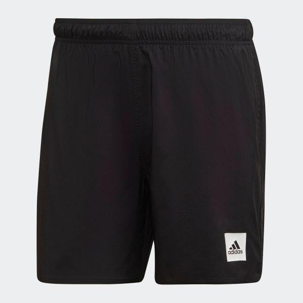 Short-Length Solid Swim Shorts Product Image