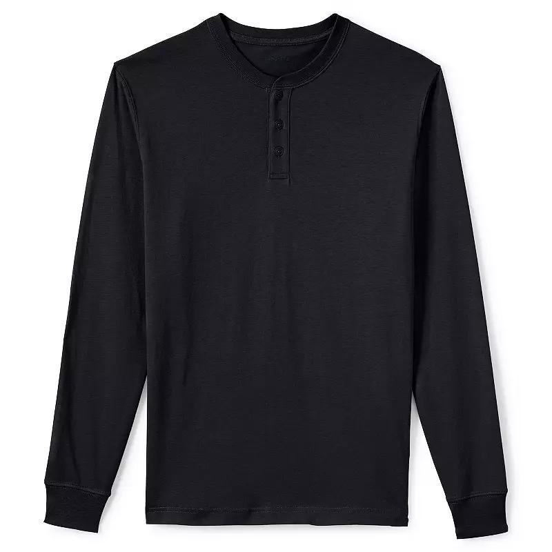 Mens Lands End Super-T Henley Product Image