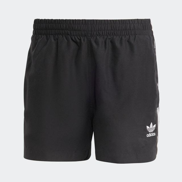 adidas Adicolor 3-Stripes Swim Shorts Blue S Mens Product Image