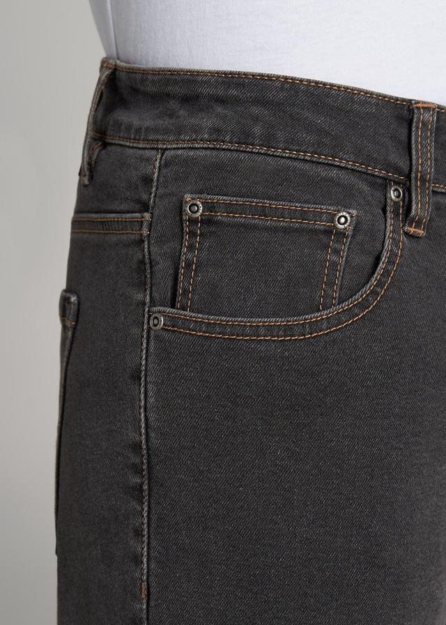 Carman TAPERED Jeans for Tall Men in Dark Grey Denim Product Image