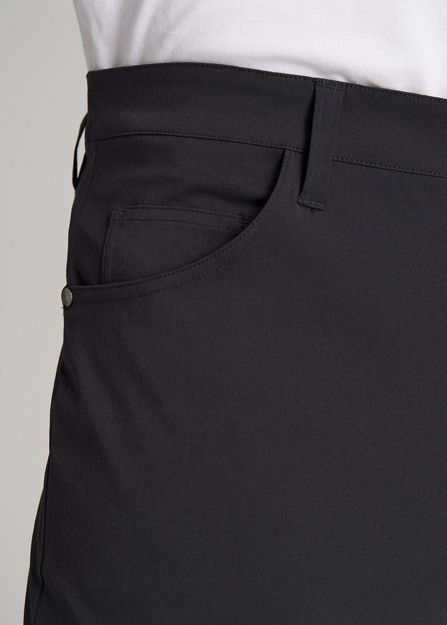 Traveler Pants for Tall Men in Black Product Image