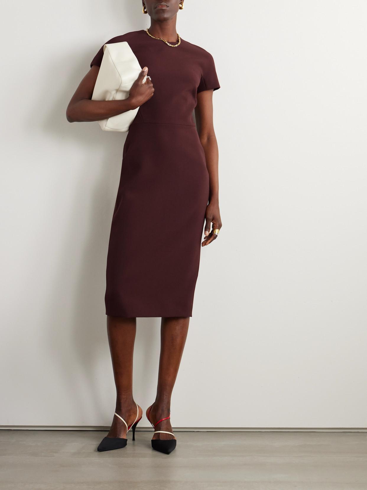 Crepe Dress In Negro Product Image