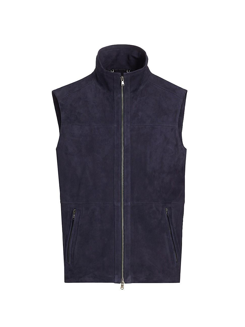 Mens COLLECTION Suede Bonded Vest Product Image