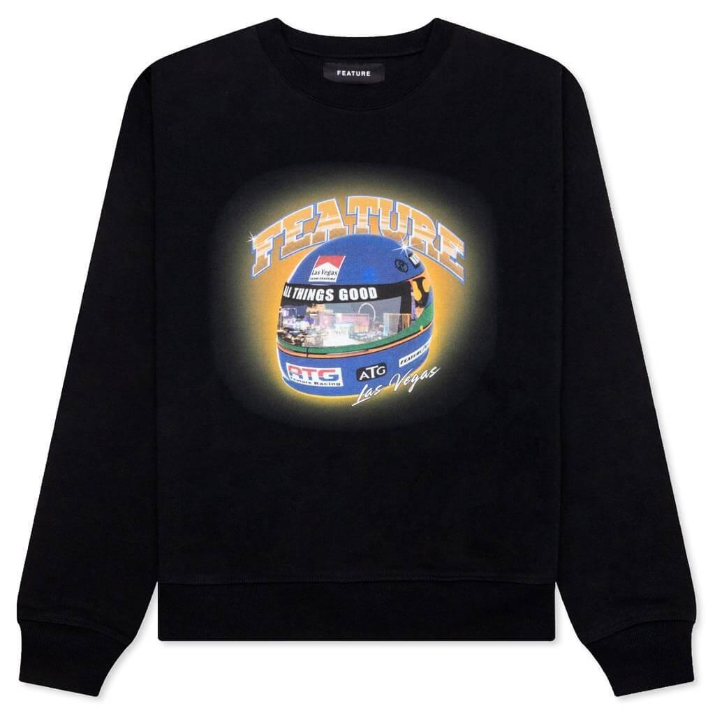 Vegas Visor Crewneck - Black Male Product Image