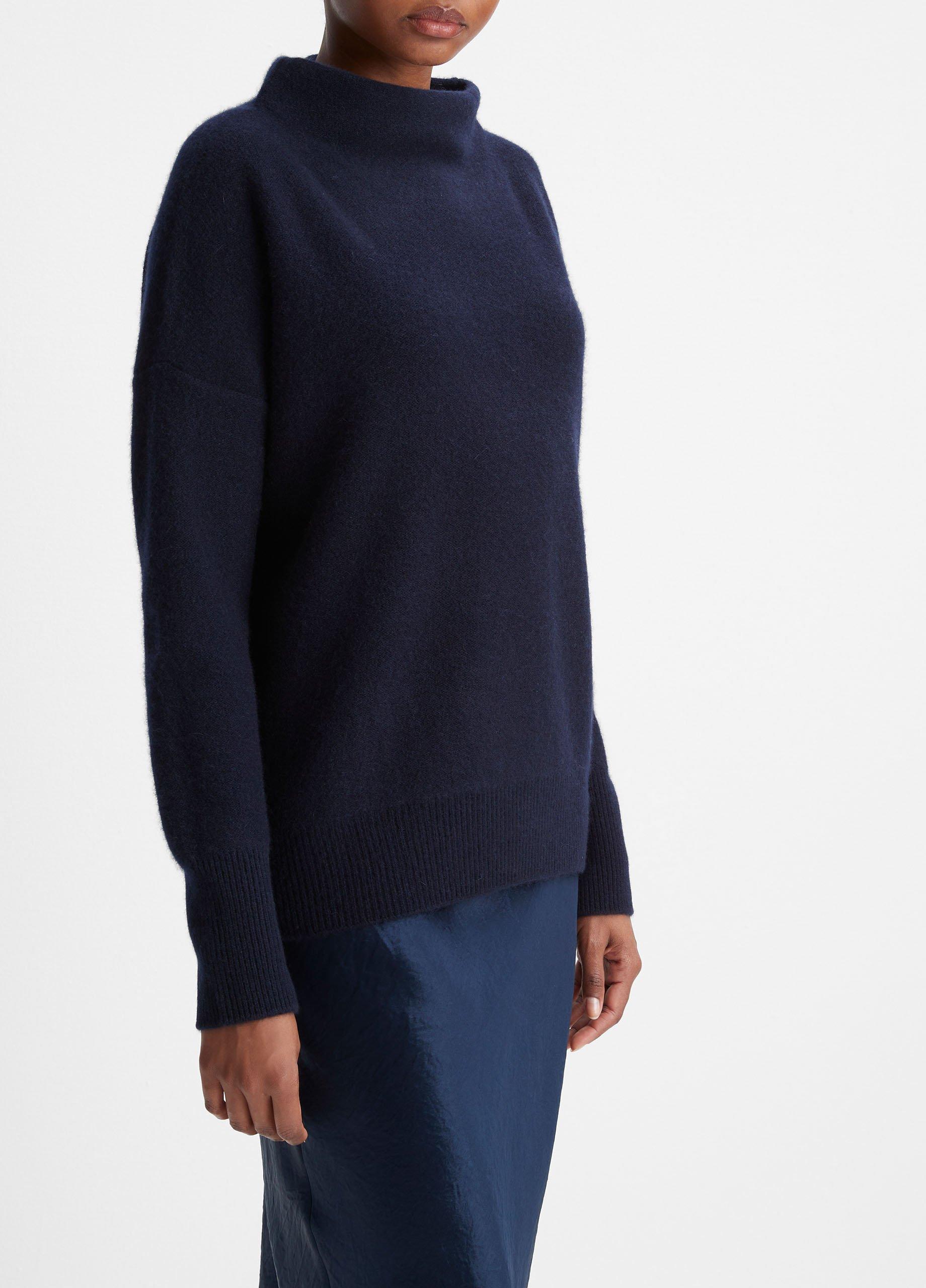 Plush Cashmere Funnel Neck Sweater Product Image