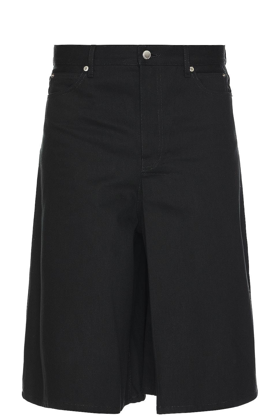 TAKAHIROMIYASHITA The Soloist Flared Culotte Jean in Black Product Image