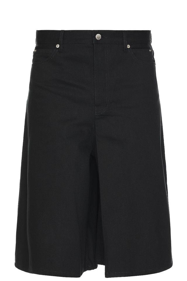 TAKAHIROMIYASHITA The Soloist Flared Culotte Jean in Black Product Image