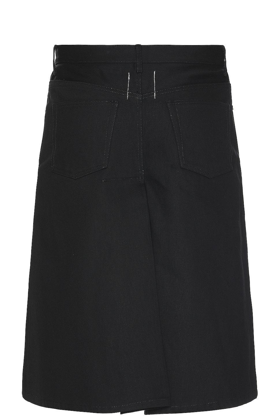 TAKAHIROMIYASHITA The Soloist Flared Culotte Jean in Black Product Image