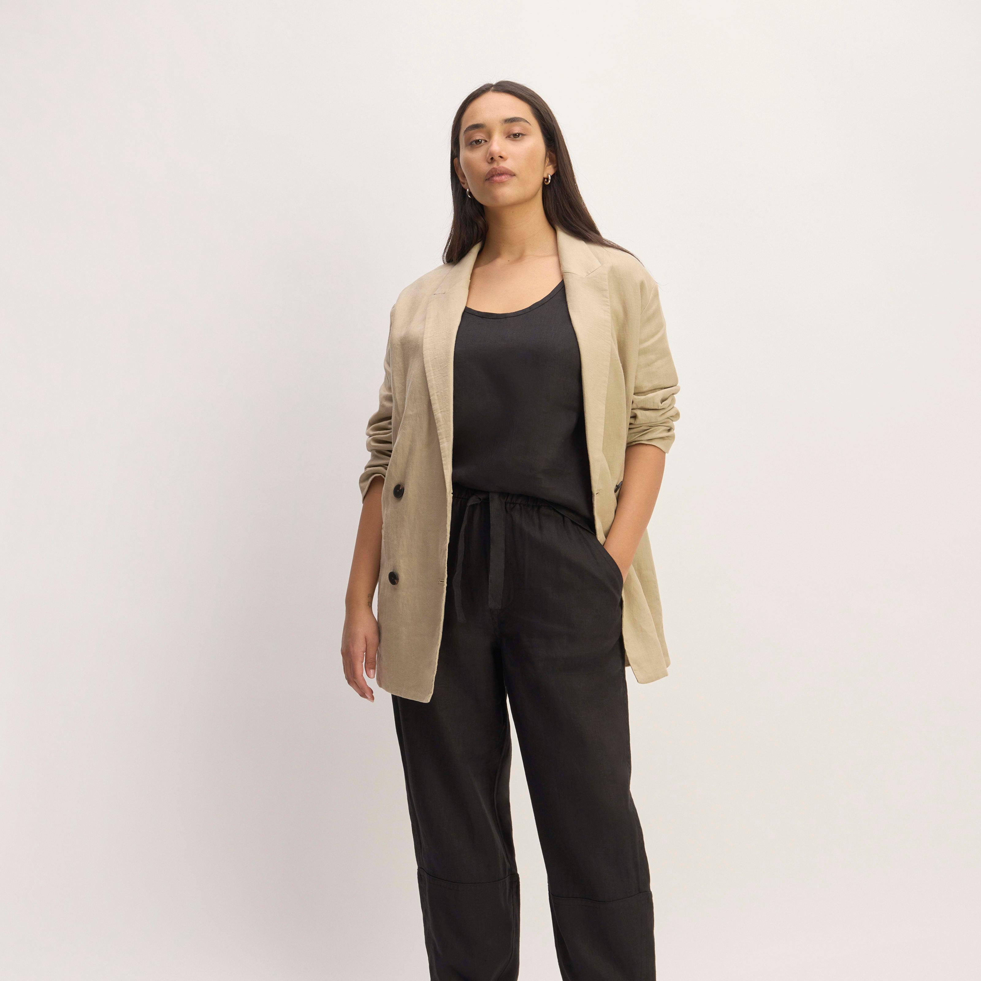 The Linen Pull-On Barrel Pant product image