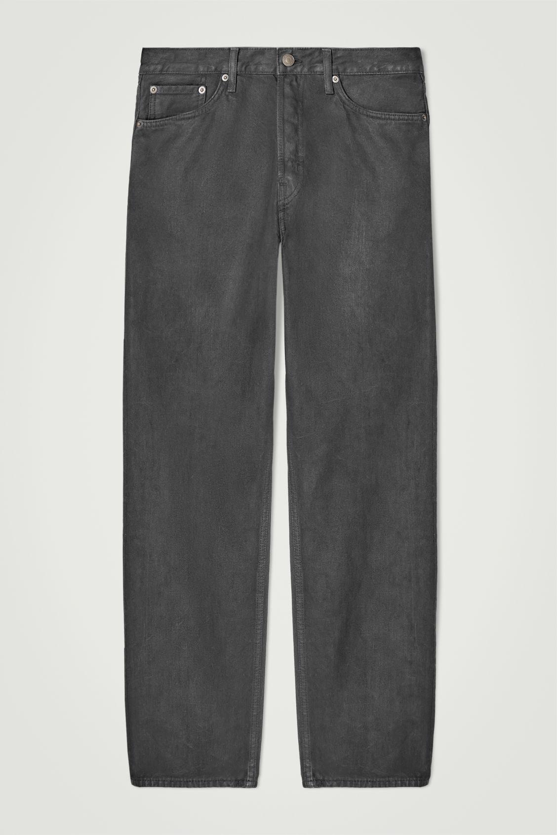 COS Signature Straight-leg Jeans In Black Product Image