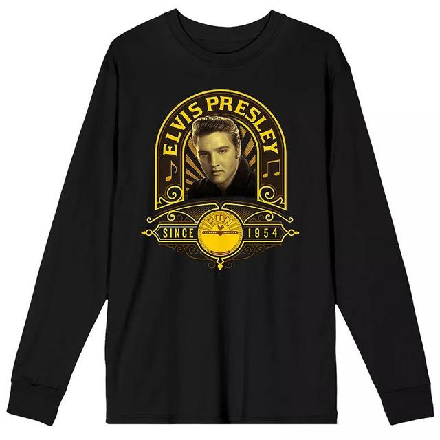 Mens Sun Records Elvis Presley Long Sleeve Graphic Tee Product Image