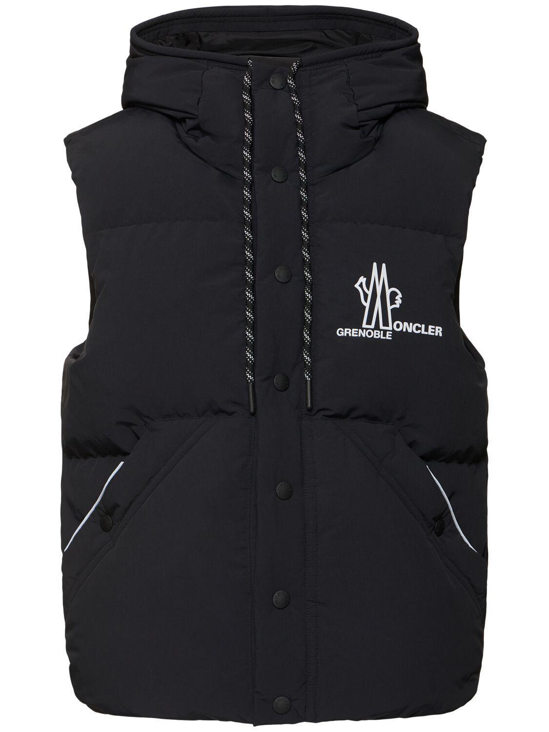 Baldy Tech Down Vest In Black Product Image