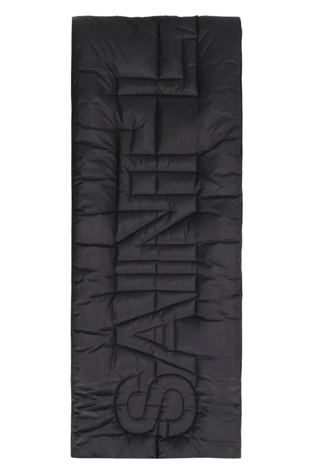 SAINT LAURENT Logo Quilted Scarf In Black Product Image