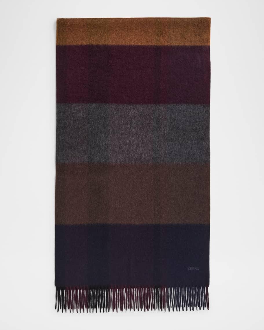 Men's Oasi Cashmere Stripe Scarf Product Image