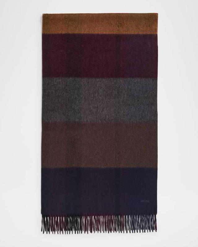 Men's Oasi Cashmere Stripe Scarf Product Image