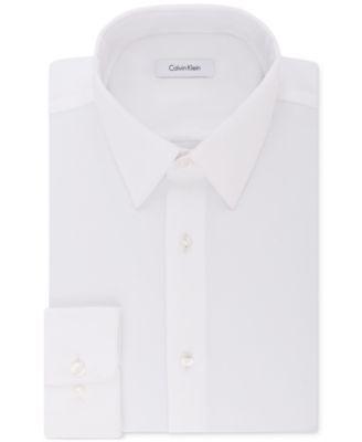 Calvin Klein Mens Steel+ Regular Non-Iron Stretch Performance Dress Shirt Product Image